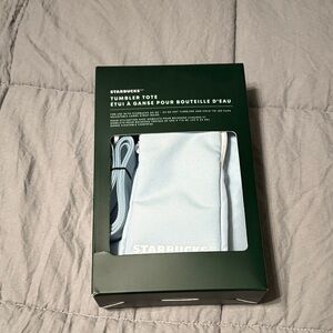 Starbucks Light Blue Tumbler Tote